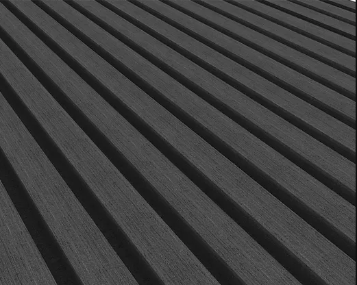 Black Ash Slat Panel (9' x 2')