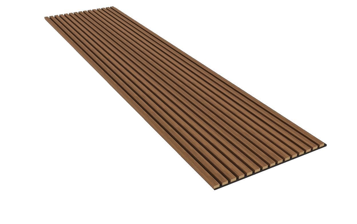 Brown Oak Slat Panel (9' x 2')