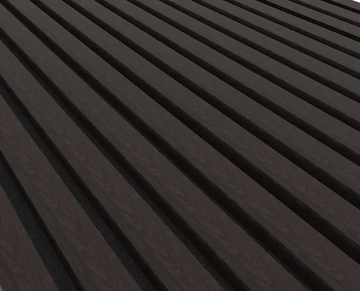 Espresso Slat Panel Sample